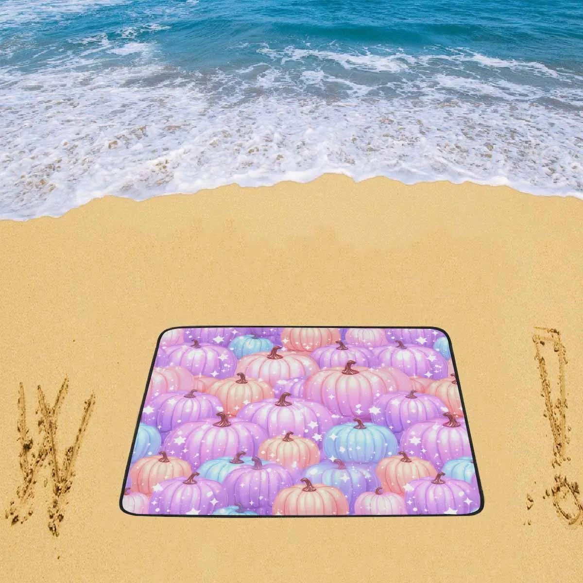 Pastel Pumpkin  Beach Mats 78"x 60"