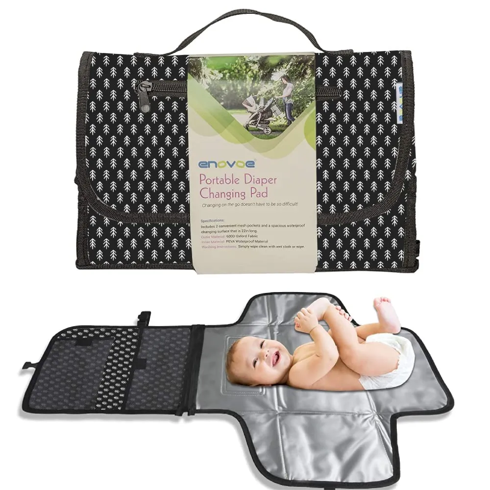 Portable Diaper Changing Pad For Baby - Convenient, Durable, Waterproof Travel