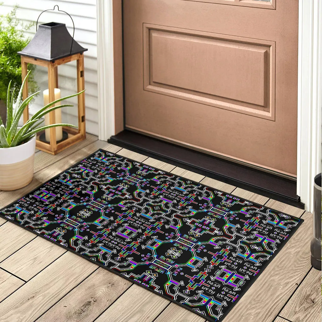 Prismatic Grid Doormat