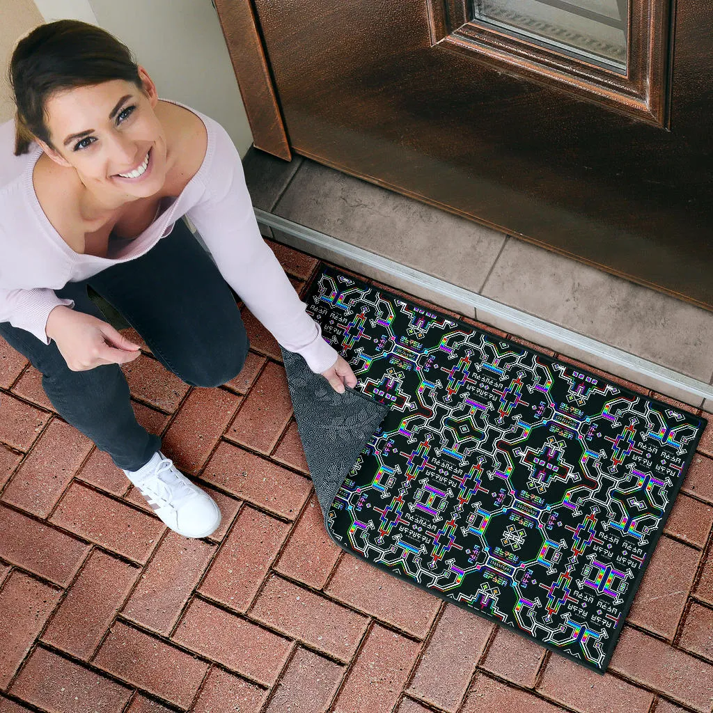 Prismatic Grid Doormat