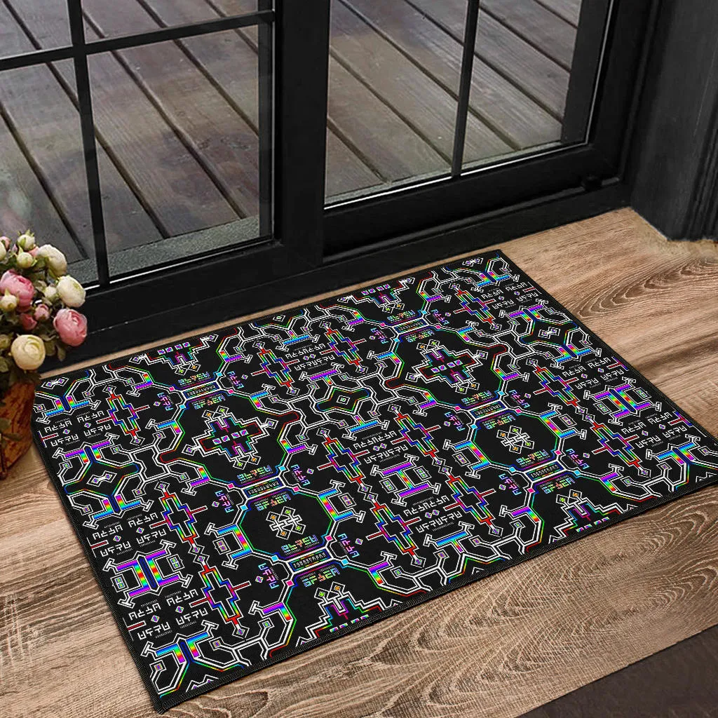 Prismatic Grid Doormat