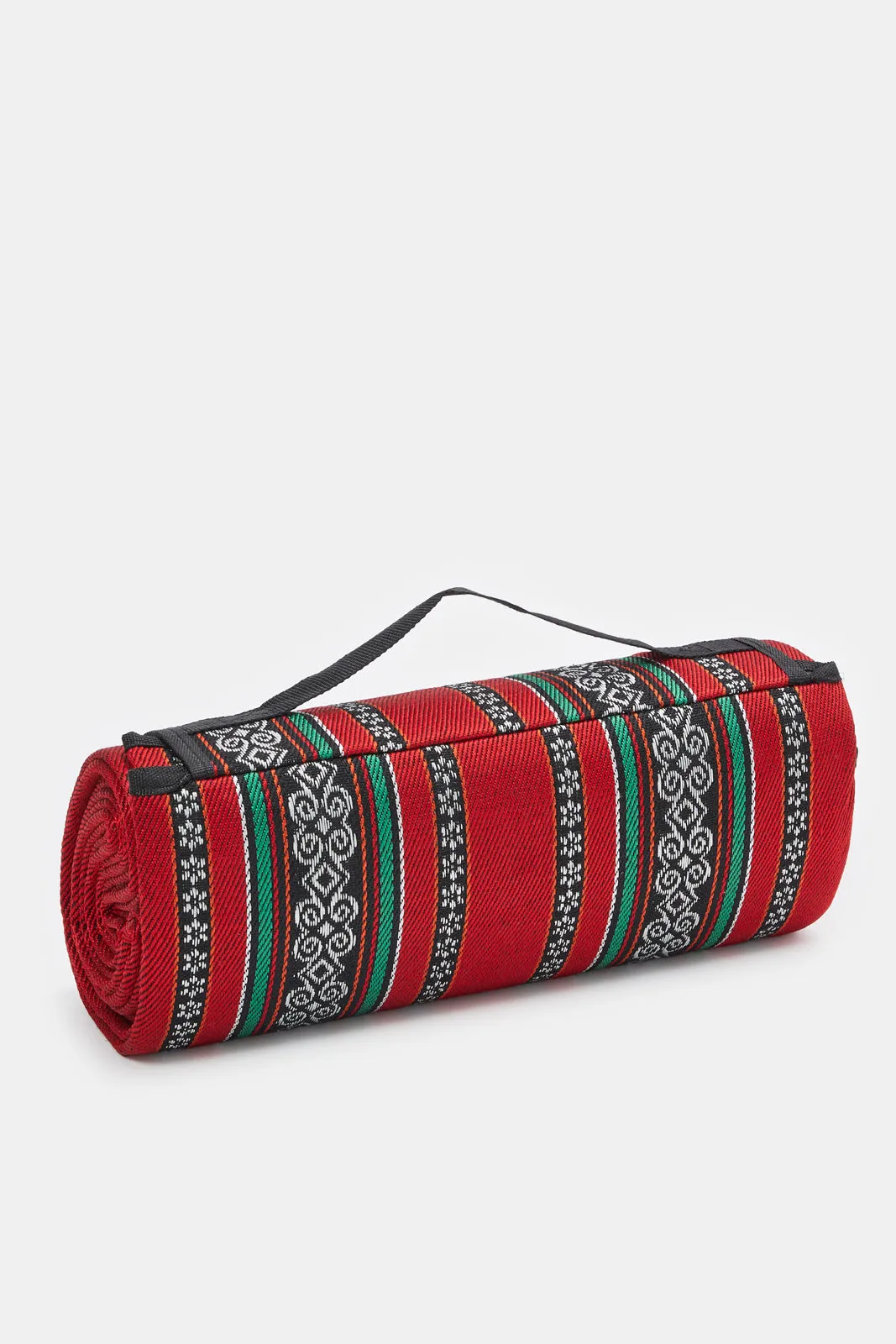 Red And Black Foldable Arabic Camping Carpet