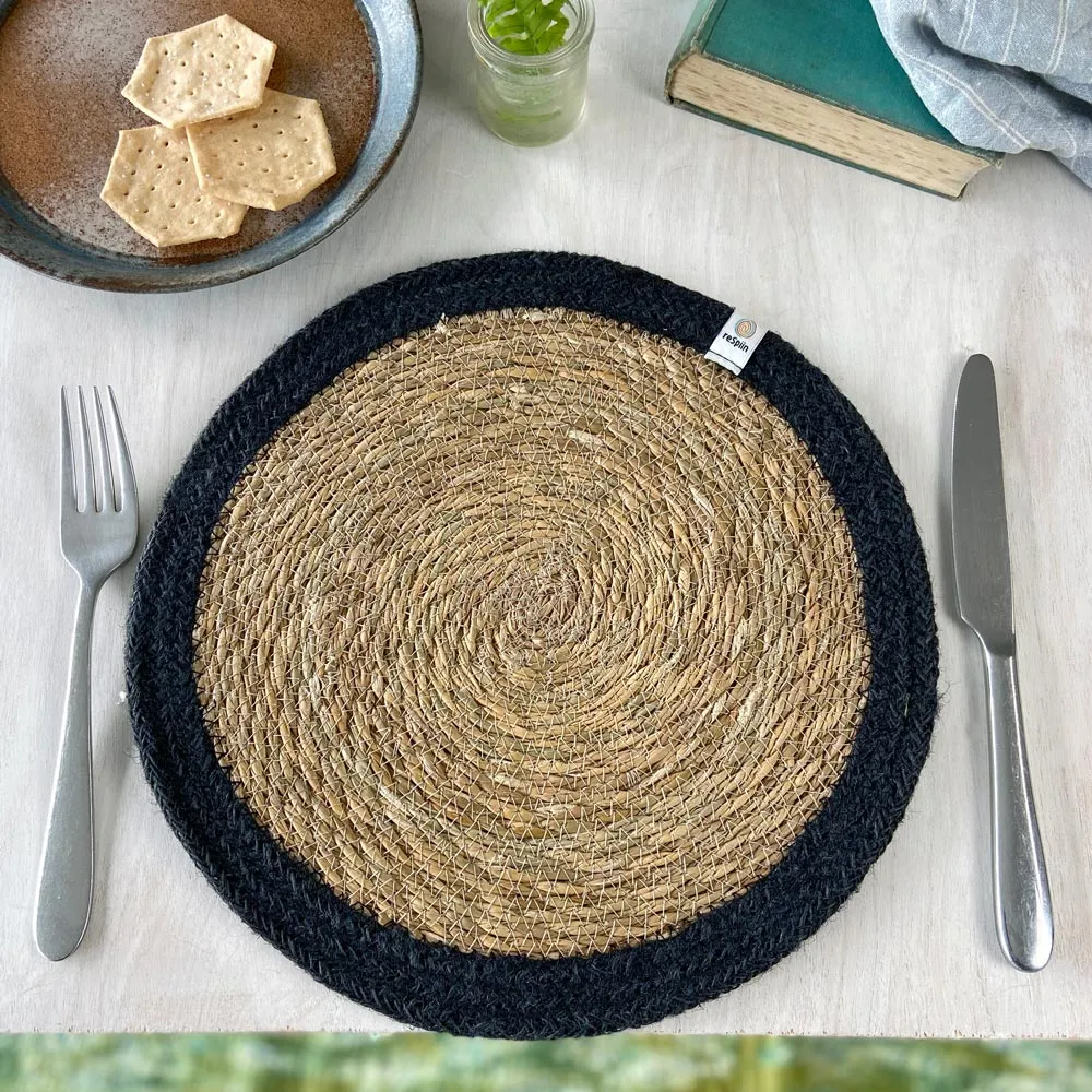 ReSpiin Jute & Seagrass Table Mat