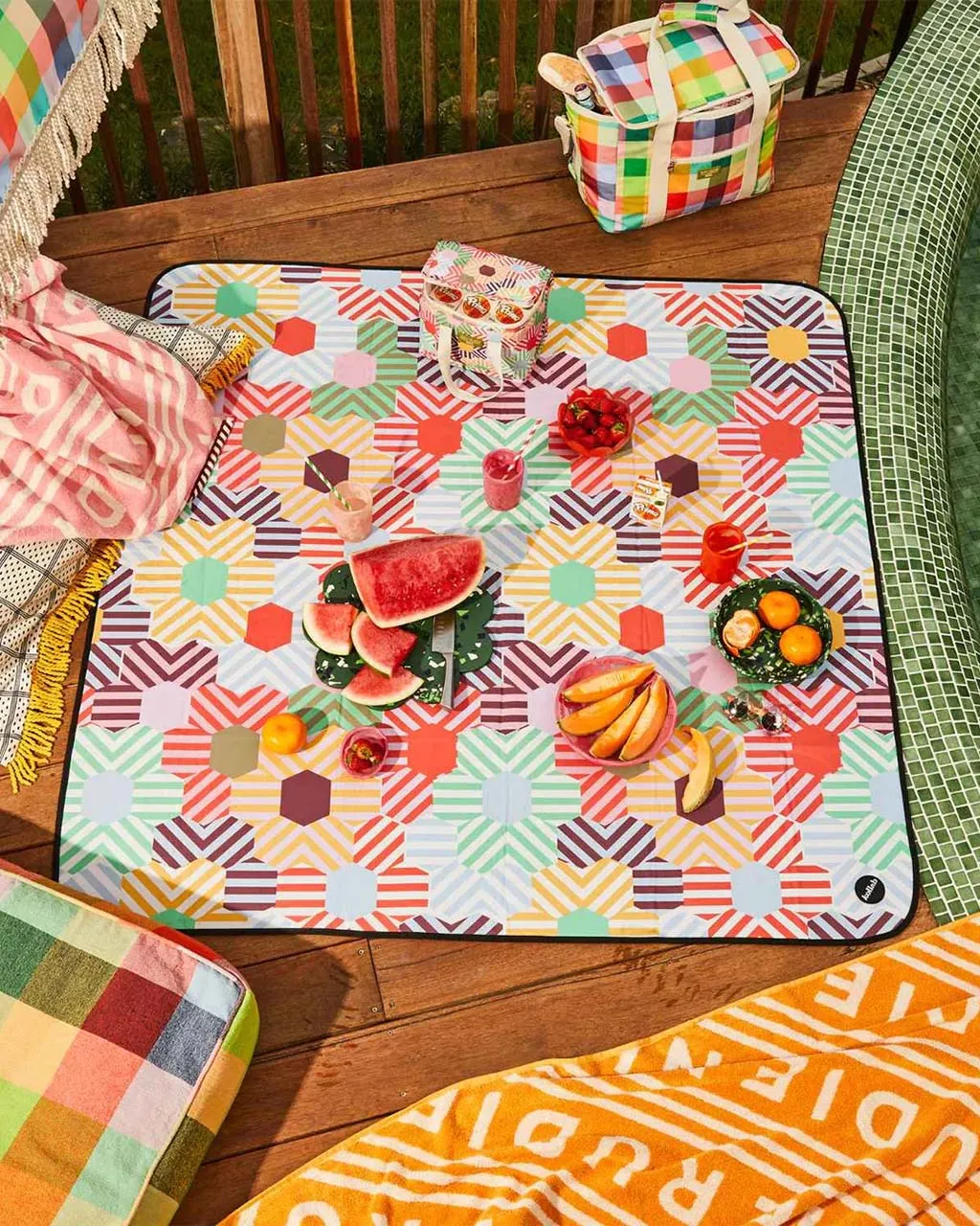 Sage x Clare & Kollab Medium Picnic Mat - Tessa