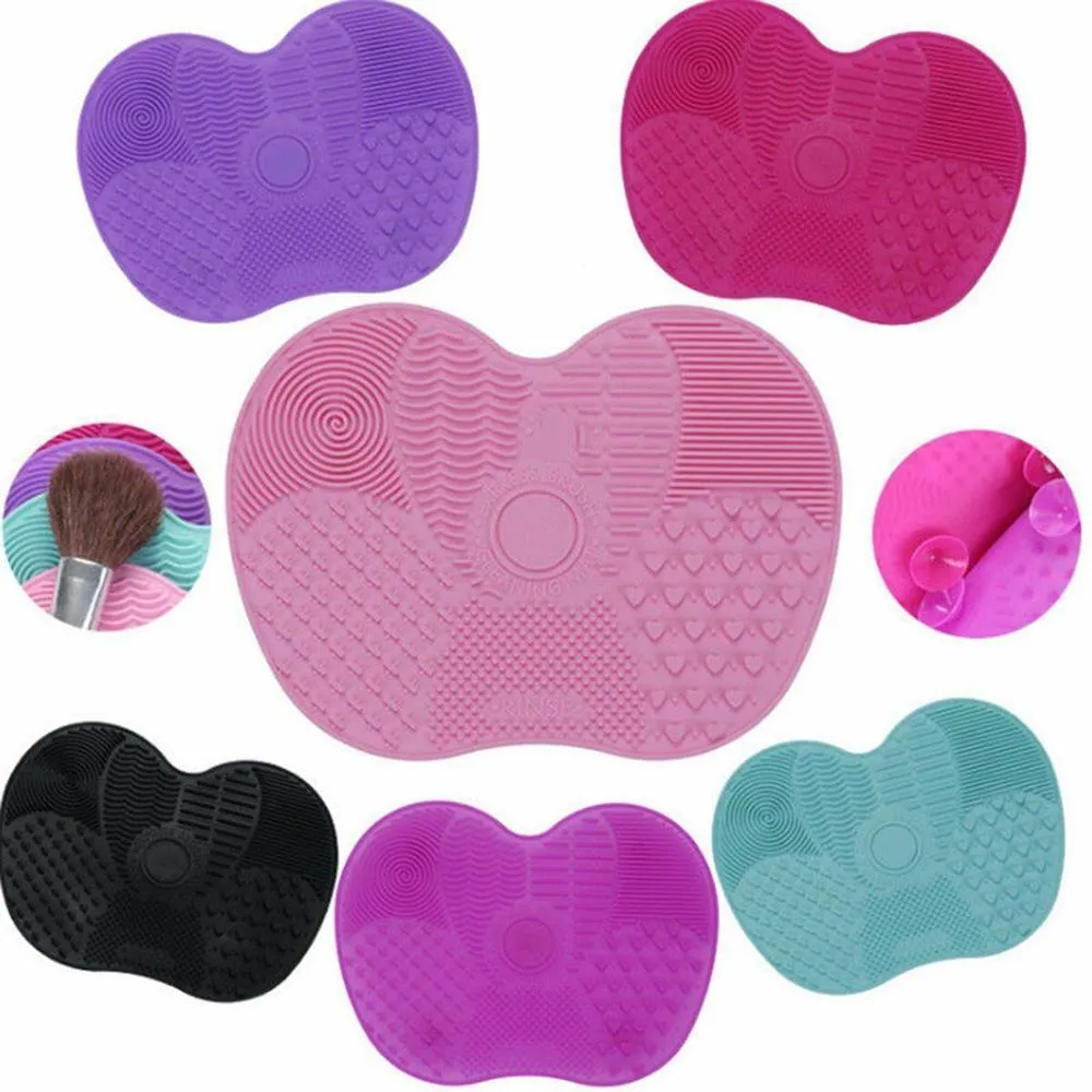 Silicone Foundation Makeup Brush Washing Cleaning Scrubbing Pad