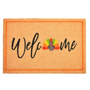 Thanksgiving Turkey Coir Welcome Doormat