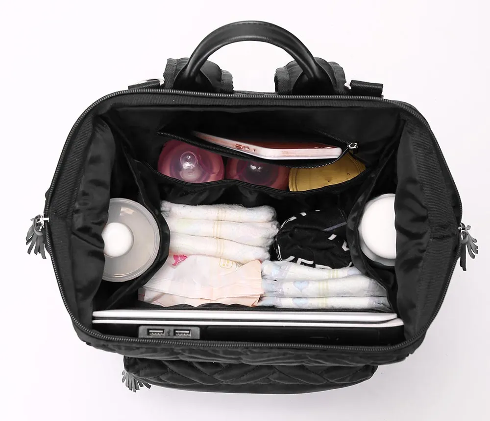 THE LITTLE LOOKERS Jolly Luxe Waterproof Diaper Bag / Backpack for Mothers / Mom Perfect for Maternity Bag for Travel and Outdoor