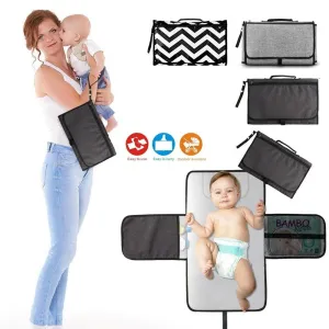 TravelMate Diaper Changing Mat – Portable, Foldable, and Waterproof Baby Mat with Storage Bag