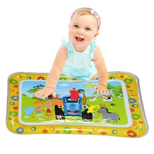 Tummy Time Baby Water Play Mat (Yellow)